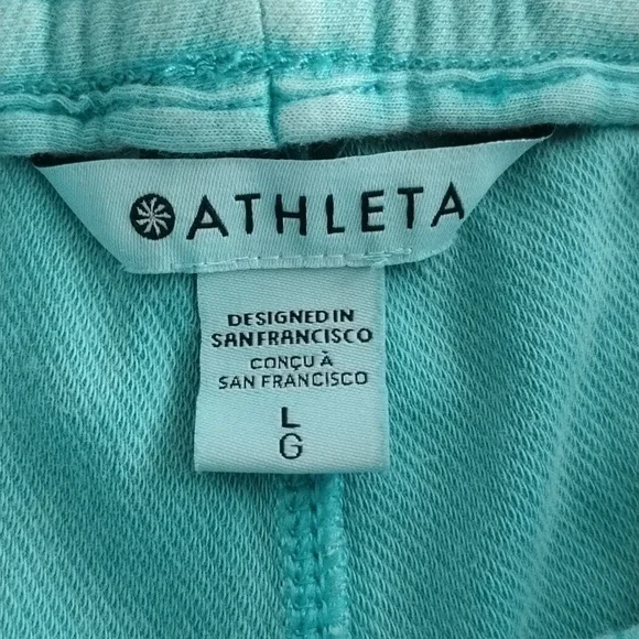 Athleta Farallon Shorts Gulf Green Size L - Picture 3 of 6
